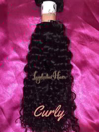 Image 3 of 14' Single Bundle Straight, Body Wave, Natural Wave, or Curly