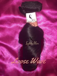 Image 1 of 20' Single Bundle Straight, Body Wave, Natural Wave, Curly or Loose Wave