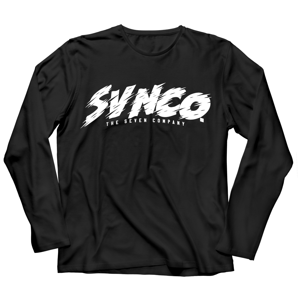 Image of SVNCO "WHITE RUN" BLACK LS