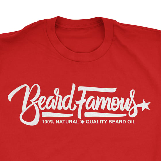 Image of Beard Famous 100% Quality * Natural Beard Oil Tee