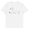 Little Dachshund Dog - Unisex organic cotton t-shirt
