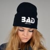Bad Clothing London Designer Couture Urban Street Wear and Fitness Fashion Premium Unisex Beanie Hat