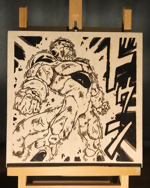 Image of Frieza Full Power Wood Burn!