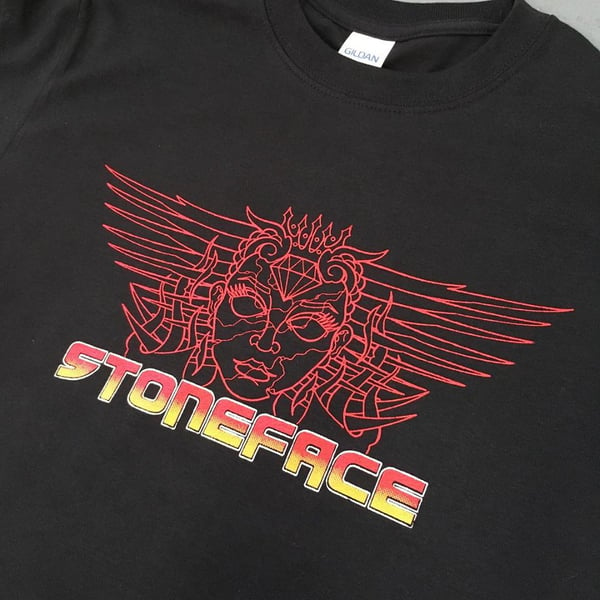Image of Stoneface T-shirt (Available at shows without postage, contact us if you would prefer to collect)