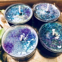 Image 2 of New Moon Intention Tea Light Candles (pack of 4)