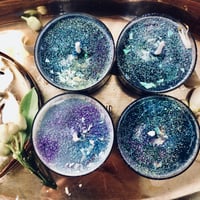 Image 3 of New Moon Intention Tea Light Candles (pack of 4)