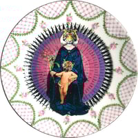 Image 1 of Tigresa - La Seynie Limoges  - More than 100 Years Antique #0526 - French porcelain plate