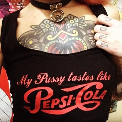 Image of MY PUSSY TASTES LIKE... tank top