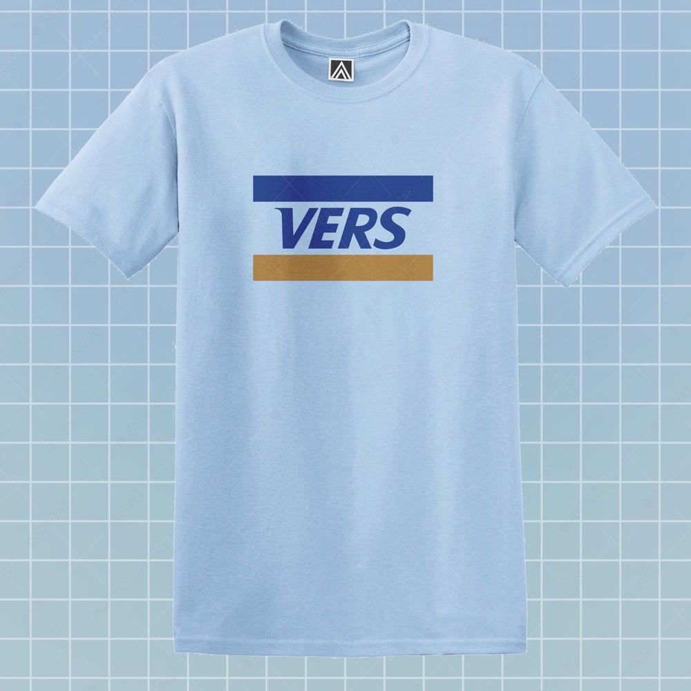Image of Vers (Visa) Parody T-Shirt in Blue