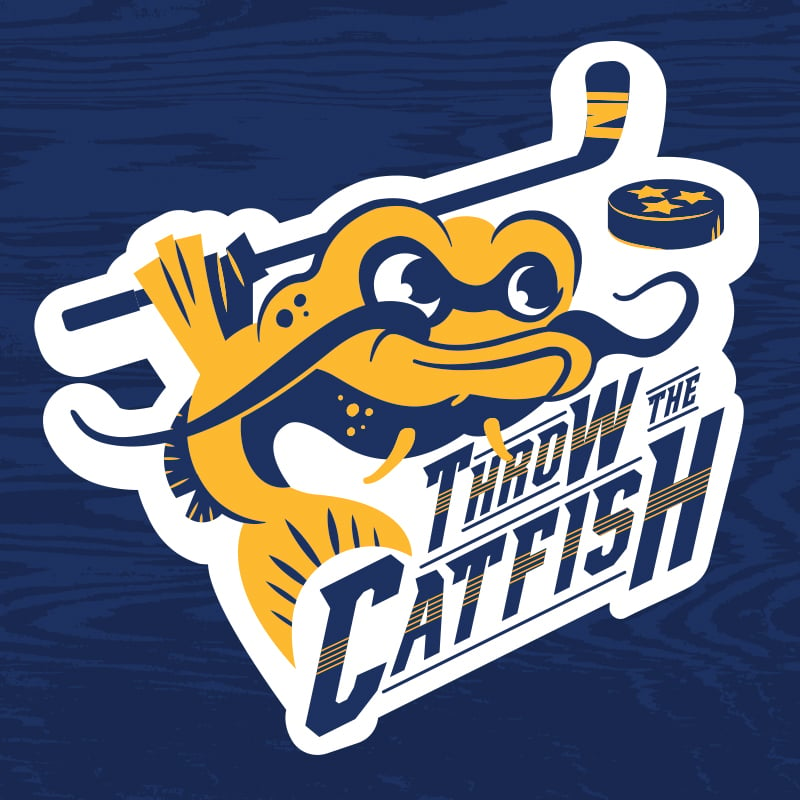 Image of Throw the Catfish Sticker 2 Pack