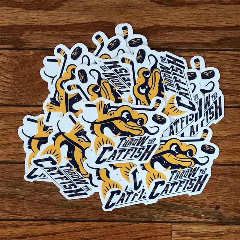Image of Throw the Catfish Sticker 2 Pack