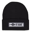 Halibut - Type Patch Beanie (black heather)