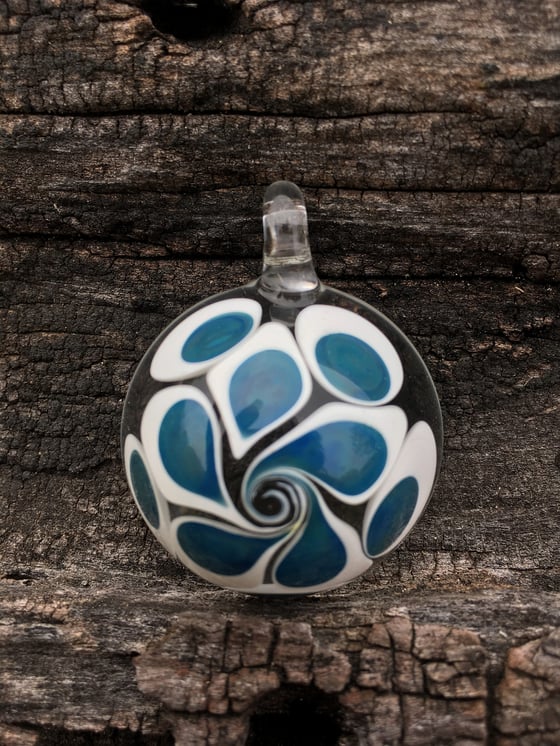 Image of Lapis Turtle Shell Pendant