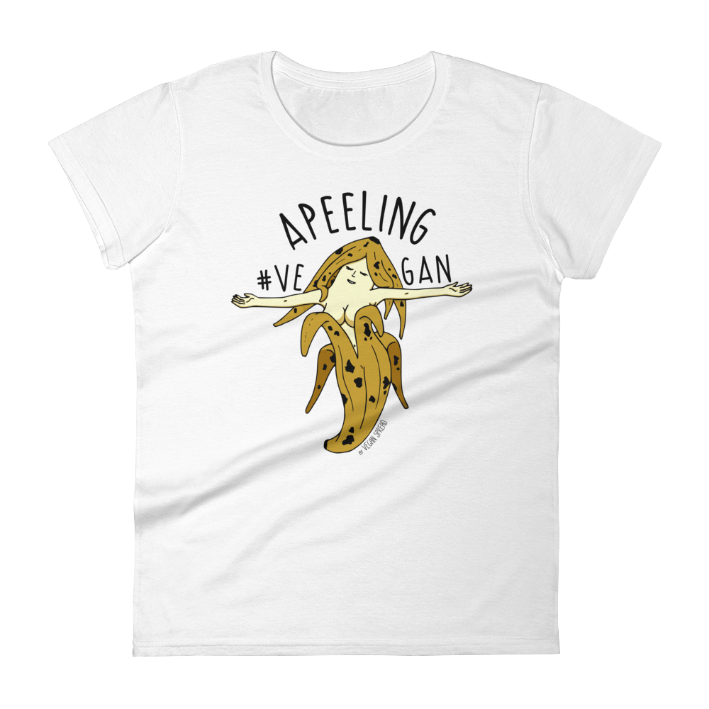 Image of Apeeling Vegan /// Ladies T-Shirt White