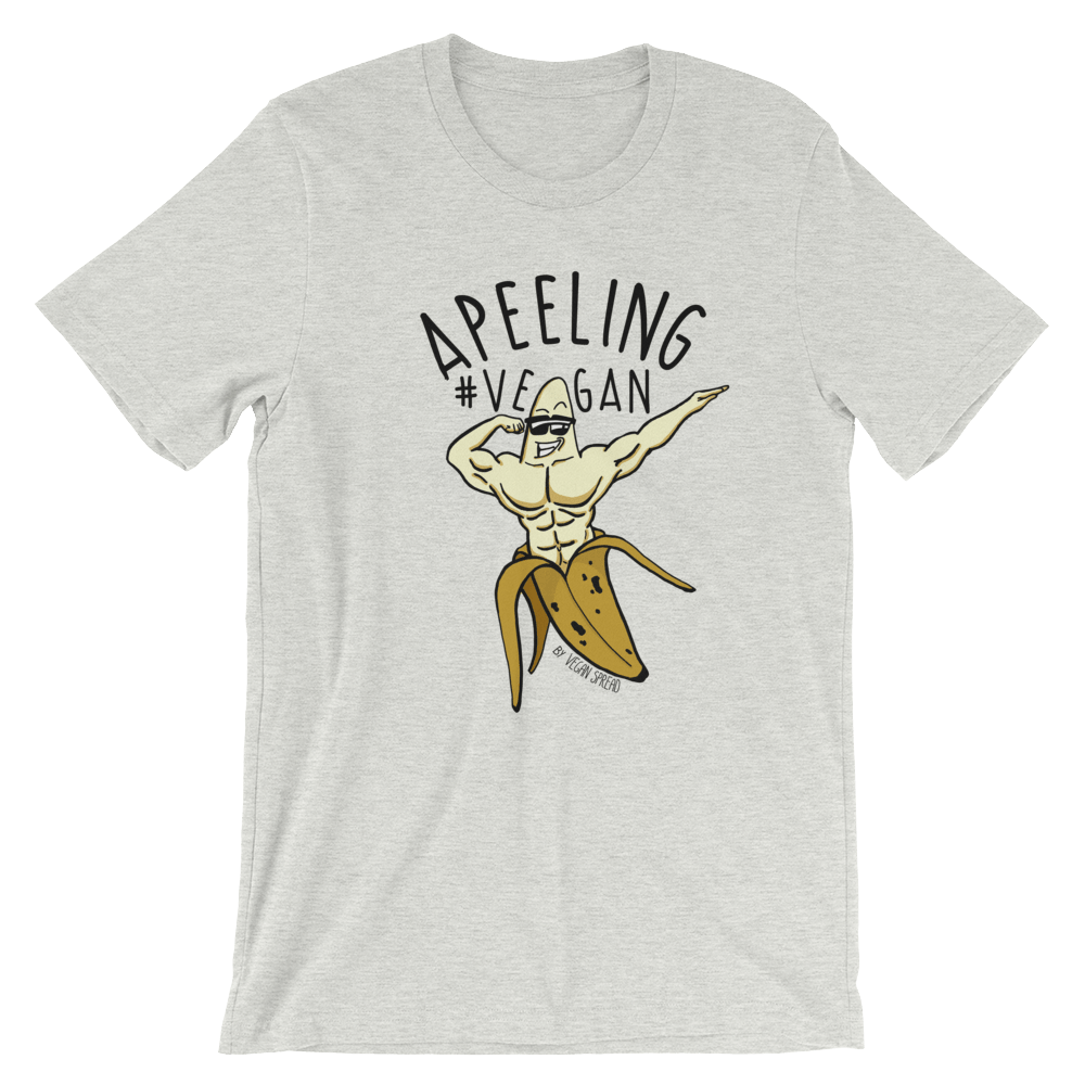 Image of Apeeling Vegan /// T-Shirt Ash Grey - Unisex