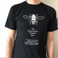 Image 1 of MANCHESTER WORKER BEE TEE  - BLACK