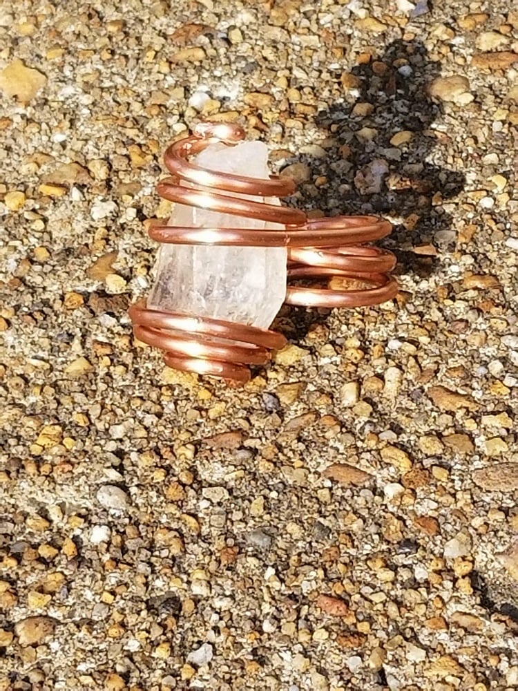 Image of Copper Crystal Power Ring