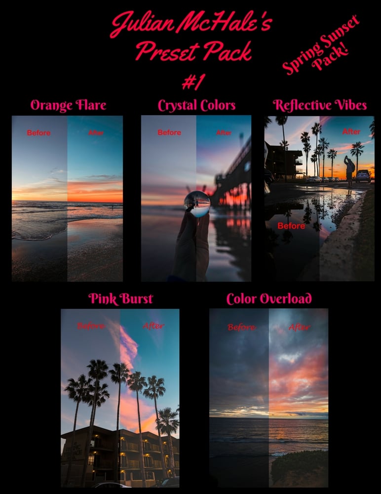 Image of Julian McHale's Preset Pack #1 : Spring Colors