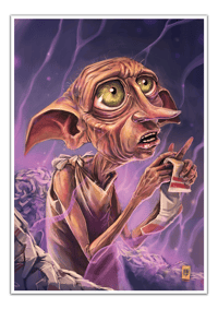 Image 1 of Dobby - A3 Poster Print