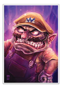 Image 1 of Wario - A3 Poster Print