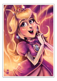 Image 1 of Princess Peach - A3 Poster Print