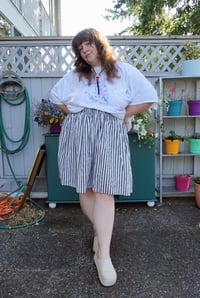 Image 3 of Black and White Stripe Pants