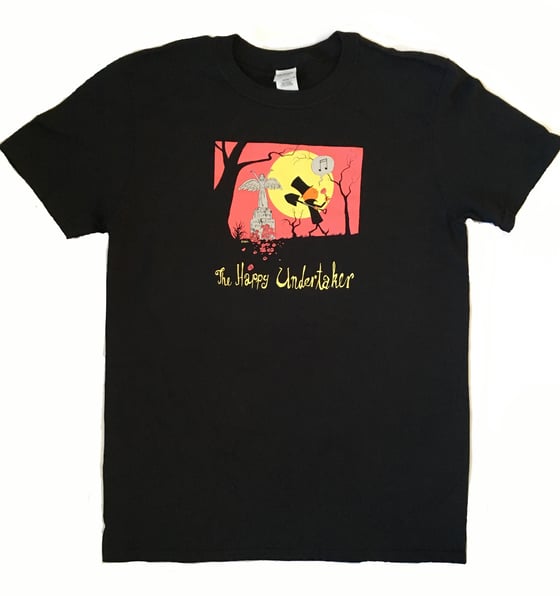 Image of THE HAPPY UNDERTAKER T-shirt 1