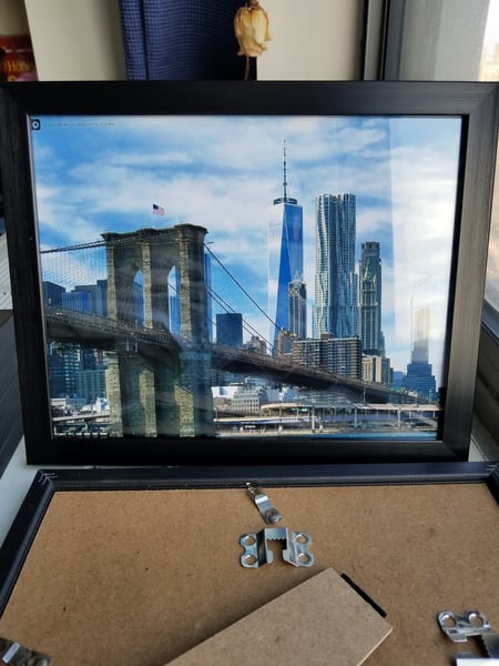 Image of Brooklyn Bridge/World Trade Center/New York by Gehry