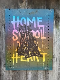 Image 6 of Homeschool Yer Heart on Reclaimed Metal