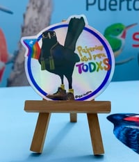 Image 2 of Birding is for Everyone 🏳️‍🌈 Pajariar es para Todxs | Sticker