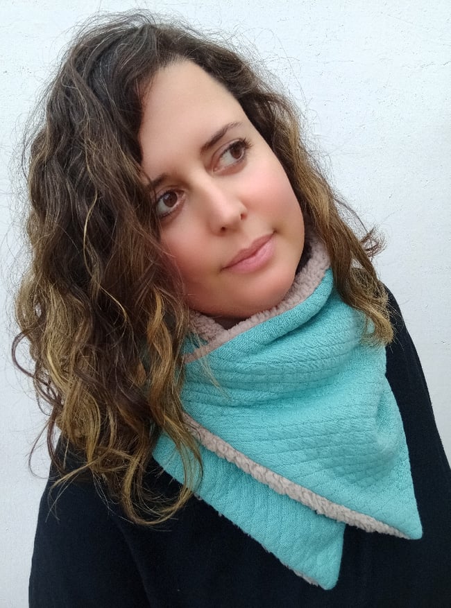 Cuello de botón Rombos 2