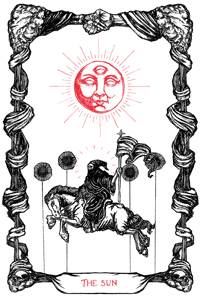 Image 2 of Tarot of the Sun, 11"x17"