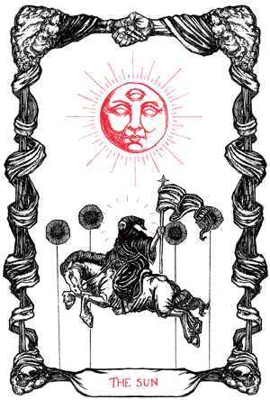 Image of Tarot of the Sun, 11"x17"