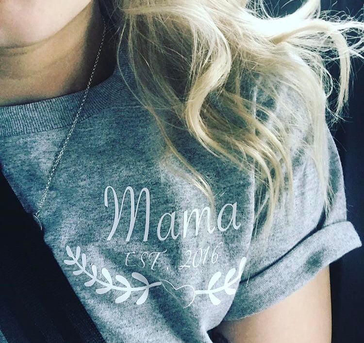 Image of Mama EST. my heart tee