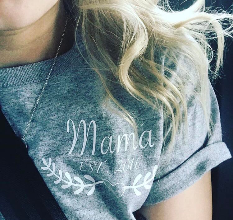 Image of Mama EST. my heart tee