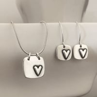Image 3 of Square Heart Necklace
