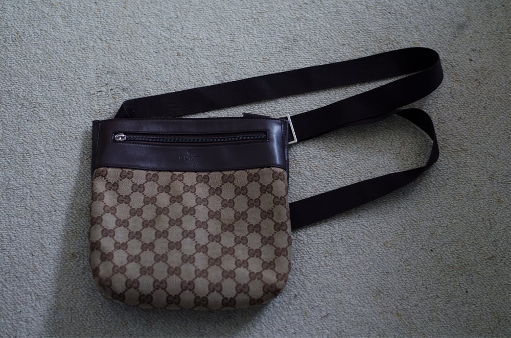 Image of Gucci Monogram Side Bag