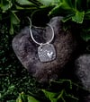 Sunflower Tapestry Heart Necklace