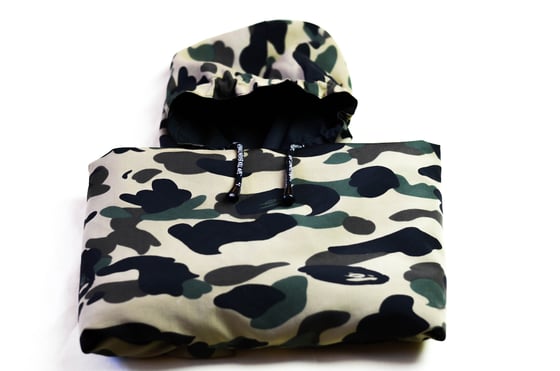 Image of Bootleg Bathing Ape Reversible Camo/Black Jacket