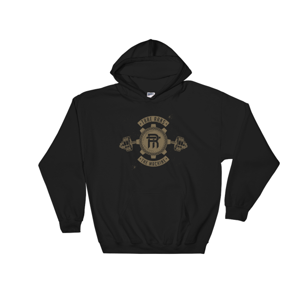 Image of Machine Hoodie- Black/Tan