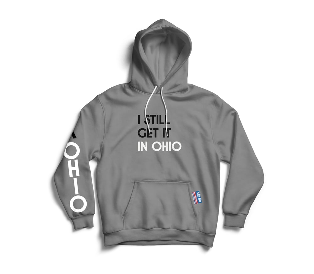 Image of I Still Get It Grey Black W/ White Hoody