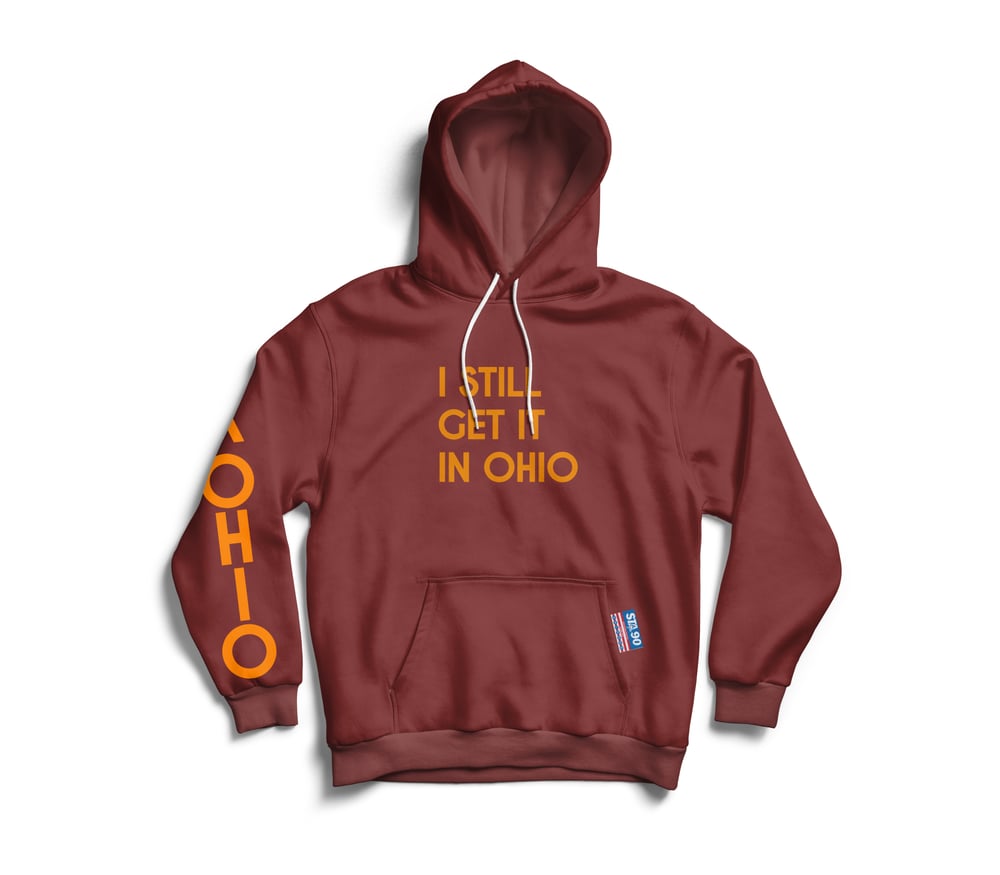 Image of I Still Get It Maroon W/ Gold Hoody
