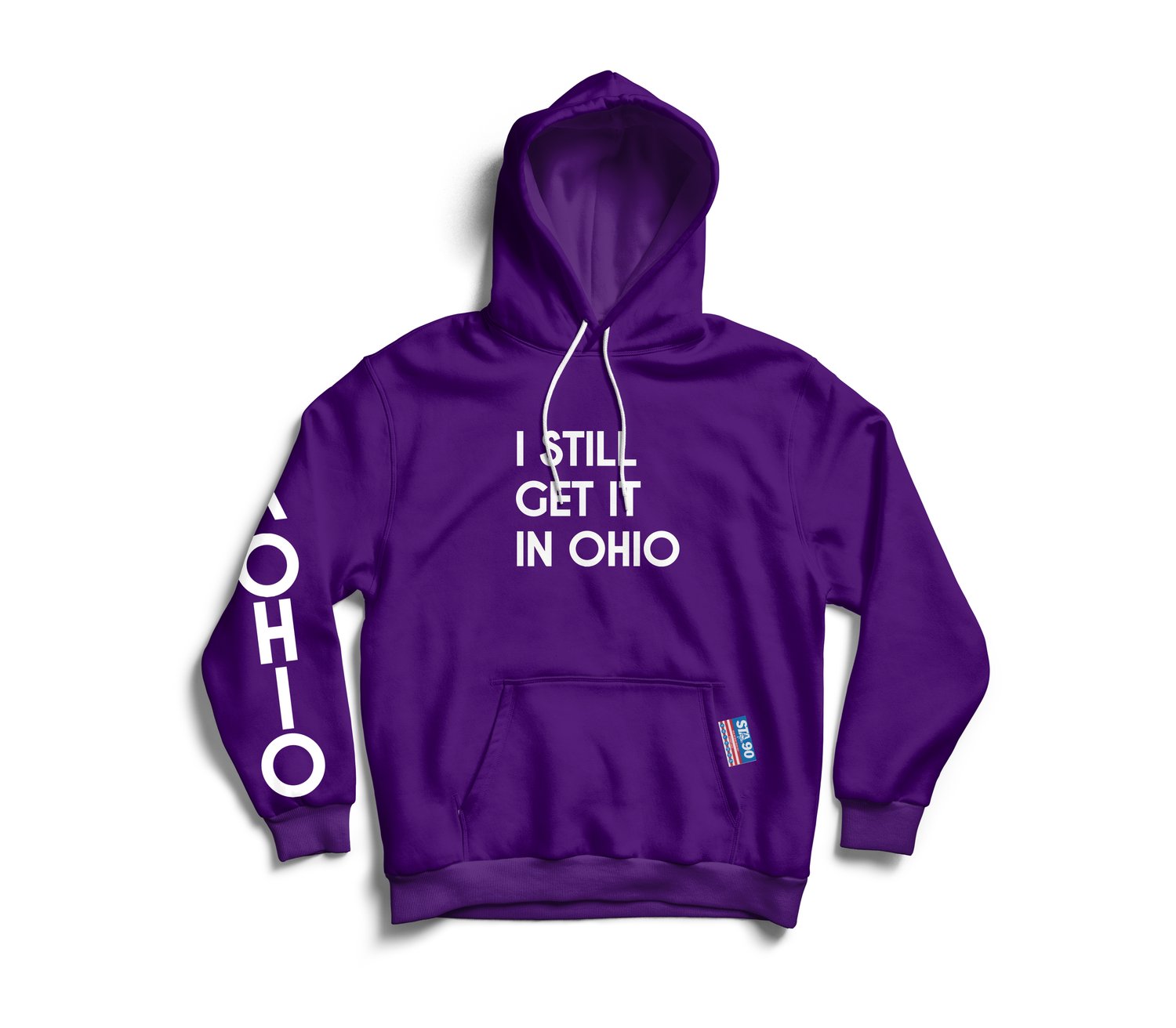 Image of I Still Get It Middie Purple W/ White Hoody