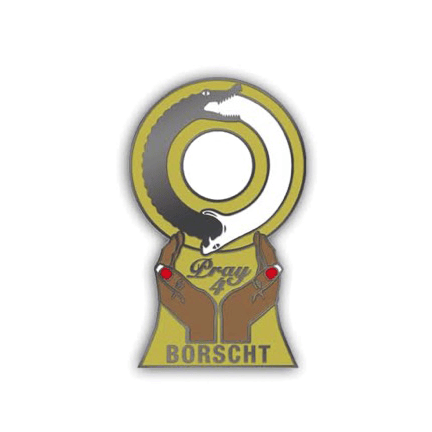 Image of Pray 4 Borscht Enamel Pin