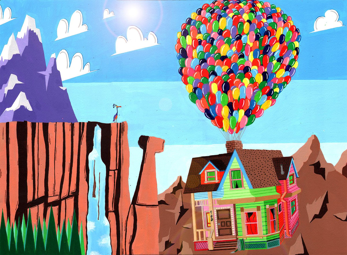 Up up and away. Pixar House. Are blowing away up up and away иллюстрация. Up up and away Balloon House. Up and away 1