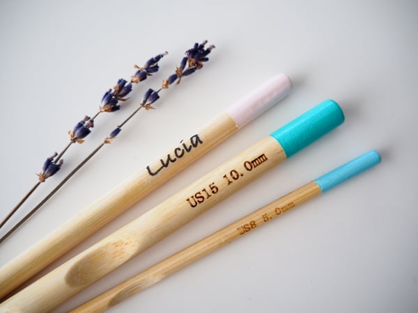 Image of "Simple" crochet needles(with name)