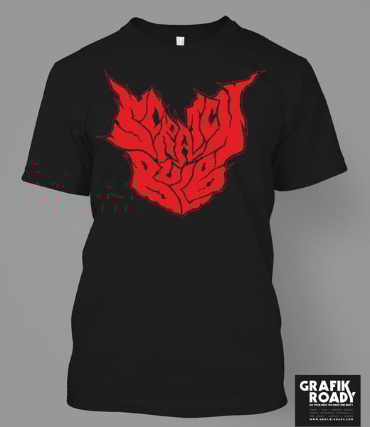 Image of T-shirt Black Straight Logo