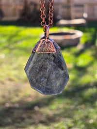 Image 1 of Electroformed Fadin Quartz necklace