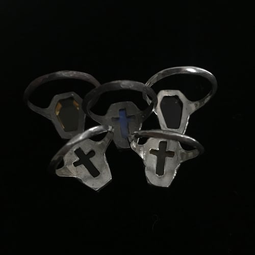 Image of COFFIN GEM RINGS