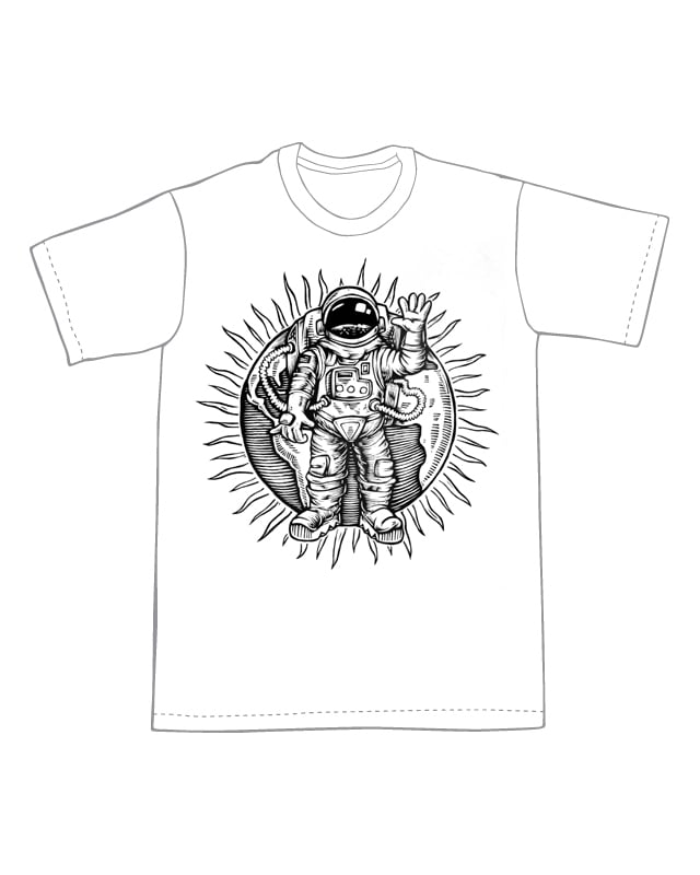 Astronaut T-shirt  (B3)**FREE SHIPPING**